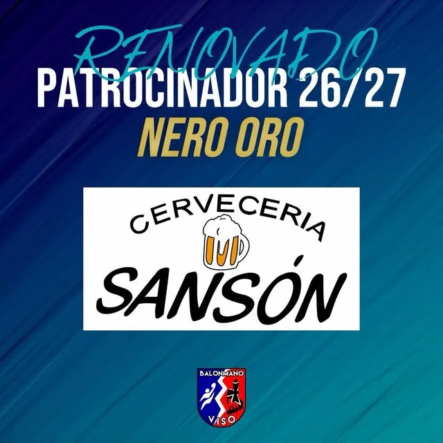 Sansón, patrocinador del Balonmano Viso 26/27